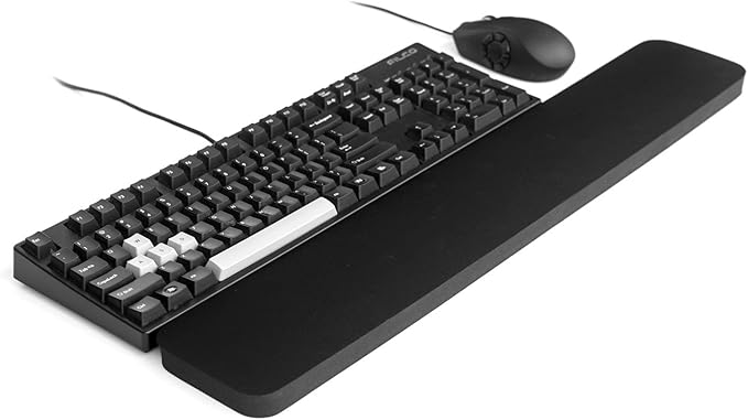 GRIFITI Fat Wrist Pad 24 x 4 x 0.75 Inch Computer or Mechanical Keyboard &amp Mousepad Wrists Rest Keyboards Mouse Trackball or Trackpad Ergonomic Mousepad Support Large Hand Rests Typing Pads