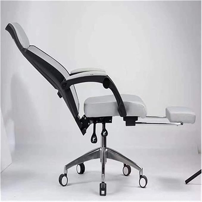 Office Chair Gaming Chair Reclining Computer Chair Office Chair Nap Pedal Boss Chair Home Swivel Chair PC Computer Desk and Chair Chair (Color : Gray 2 Size : One Size) Needed
