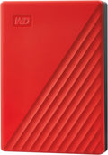 WD 5TB My Passport Portable External Hard Drive Red Backup Software with Defense Against ransomware and Password Protection USB 3.1/USB 3.0 Compatible - WDBPKJ0050BRD-WESN
