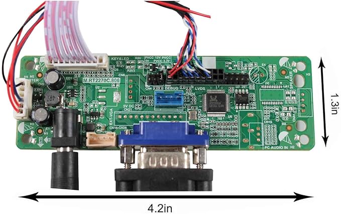 VSDISPLAY 6.5 6.5 inch640X480 LCD Screen G065VN01 V2 high Brightness Outdoor Display with VGA LCD Controller Board