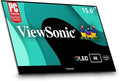 ViewSonic VX1655-4K-OLED 15.6 Inch 4K UHD Portable OLED Monitor with 2 Way Powered 60W USB C Mini HDMI Dual Speakers and Built-in Stand with Magnetic Cover