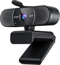 EMEET C960 2K Webcam with Microphone 2K QHD 2 Omnidirectional Mics PDAF Autofocus Streaming Camera with Privacy Cover Plug&ampPlay USB Webcam for Calls/Conference Zoom/Skype/YouTube Laptop/Desk