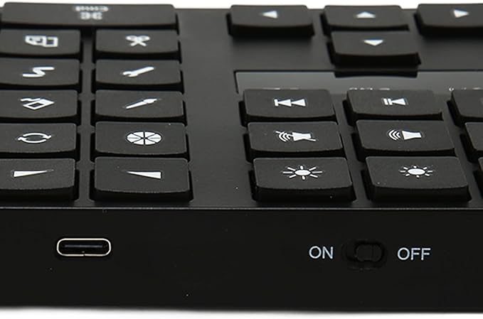 Bluetooth Keypad for 35 Keys One Handed Shortcut Drawing Keyboard Ergonomic Rechargeable Drawing Shortcuts