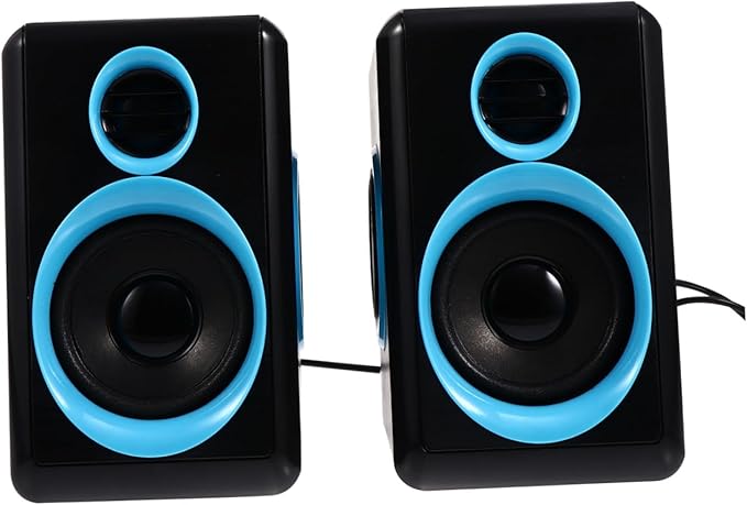 Mini USB 2.0 Computer Speakers for Desktop Laptop Pc Compact Loudspeaker Box with Dc5v Power Portable Home Office Mini Sound System