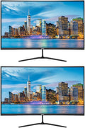 acer Nitro ED320QR S Curved 32-inch 1080P Full HD 165 Hz 1 ms LED Gaming Monitor 2-Pack Bundle with Eye Care Frameless FreeSync HDMI DisplayPort black