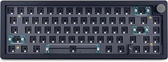 FKZ GMK67 Keyboard Kit65% Hot-Swappable BT5.0/2.4G/USB-C Tri-Mode Wireless Mechanical Keyboard PCB Mounting Plate Kit EVA Sound Insulation MatCustomized RGB Gaming DIY Kit