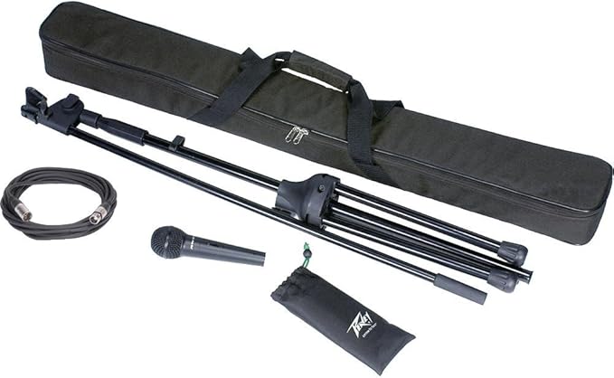 Peavey PV-MSP2 XLR Dynamic Cardioid Microphone with Accessories