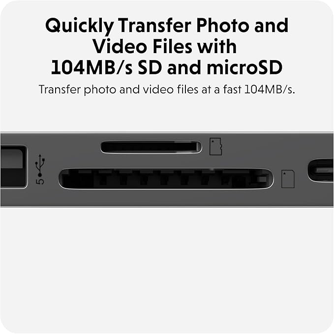 HyperDrive Next 6 Port Universal USB C Hub — 6 Port USB Hub for Seamless Laptop Connectivity w/ 4K60Hz 100W Power Delivery Ultra-Fast Data Transfer EcoSmart — Form-Fitting for MacBook &amp PC