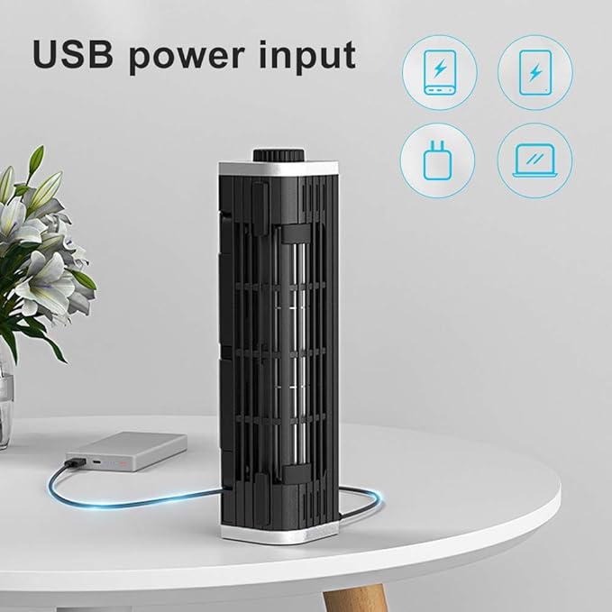 Laptop Cooling Fan CF 1691 USB Powered Notebook Heat Sink Leafless Metal Turbine with 3 Speed Levels Quiet Operation 30 40dB for 12 18 Inch Laptops Includes USB Cord and Silic