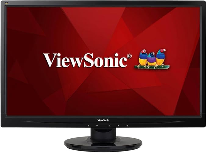 ViewSonic 24 (23.6) FHD LED Monitor w/1920x1080 250 nits VA2445-LED (w/1920x1080 250 nits Anti-Glare DVI &amp VGA)