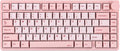 KiiBoom Moonshadow V2 75% Wireless Aluminum Gaming Keyboard QMK&ampVIA Programmable BT5.0/2.4GHz/USB-C Hot-Swappable Creamy Mechanical Keyboard with FR4 Plate Knob 4000mAh Battery (Pink)