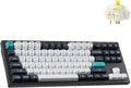 Keychron Q3 Max Wireless Custom Mechanical Keyboard Full Aluminum 2.4 GHz Bluetooth QMK TKL Layout RGB with Hot-swappable Gateron Banana Switch Compatible with Mac Windows Linux