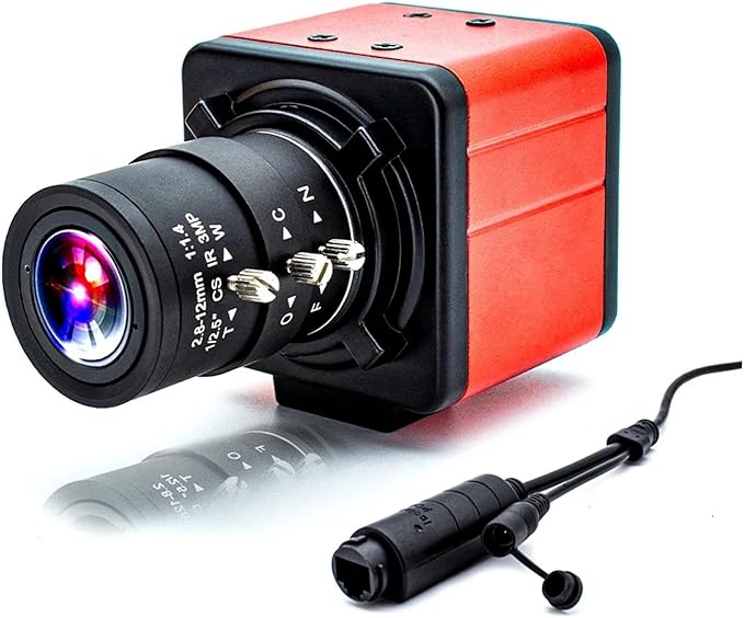 4K Mini POE IP Camera CMOS Sensor Security Industrial Video 3 4 5 8MP Metal Box Network Camera with 6mm 2 12mm Lens