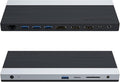 WAVLINK USB C Docking Station with 130W Power Adapter Triple Display USB Type C to Dual HDMI Dock 2 HDMI DisplayPort 100W PD3.0 Charging for Laptop Ethernet 4 USB 3.0 SD/TF Slot Audio Black