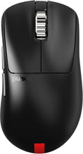 Pulsar Gaming Gears - Xlite V3 ES Wireless Gaming Mouse Ergonomic Optical Switch OLED Display Driverless PAW3395 Sensor 100H Battery 4K dongle Included (Medium Black) (Renewed)
