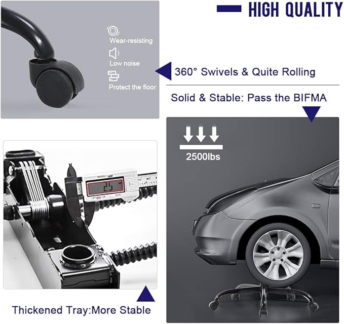 BestOffice High-Back Gaming Chair PC Office Chair Computer Racing Chair PU Desk Task Chair Ergonomic Executive Swivel Rolling Chair with Lumbar Support for Back Pain Women MenWhite