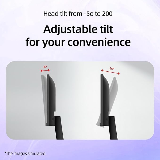 LG 24 inch FHD (1920 x 1080) IPS Computer Monitor 120Hz 5ms MBR HDR10 Dynamic Action Sync 99% sRGB VGA HDMI Reader Mode Flicker Safe Virtually Borderless Design Tilt Adjustable Black