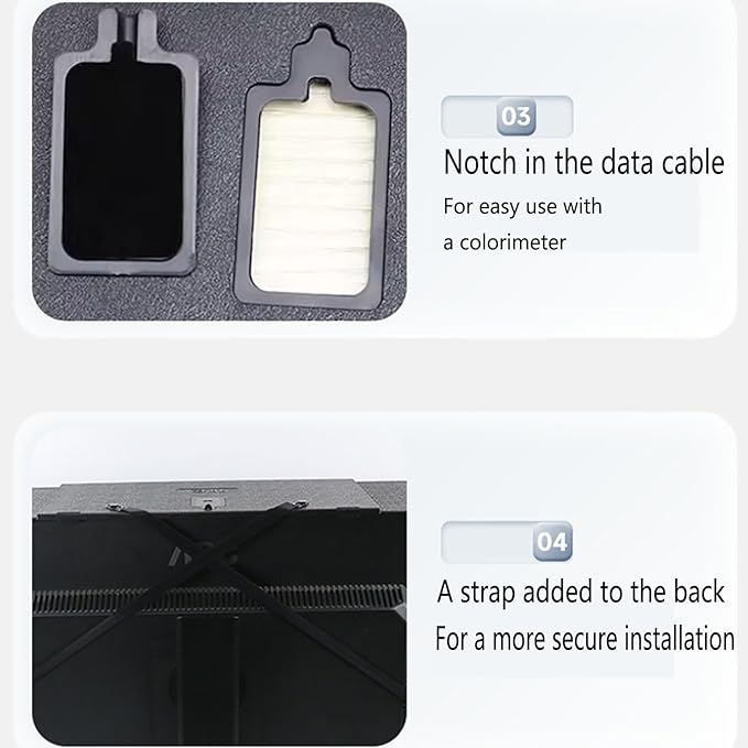 Desktop Computer Hood Adjustable Monitor Sunshade Adjustable Width 41~71cm Widened Sides Block External Stray Light Privacy Protection Reduce Glare for 17-27 Inch Desktop Display
