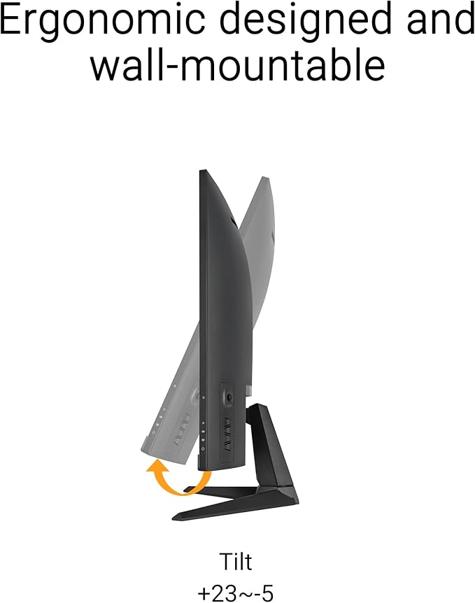 ASUS TUF Gaming 31.5” 1440P Curved HDR Gaming Monitor (VG32WQ3B) – QHD (2560 x 1440) 180Hz 0.5ms 1500R Extreme Low Motion Blur FreeSync 90% DCI-P3 Shadow Boost DisplayWidget 3 yr Warranty