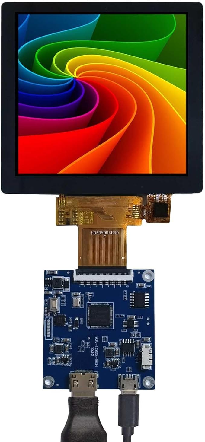 4 4 inch 720x720 300nit IPS MIPI LCD Square Capacitive Touch Screen and Controller Board 40 pins