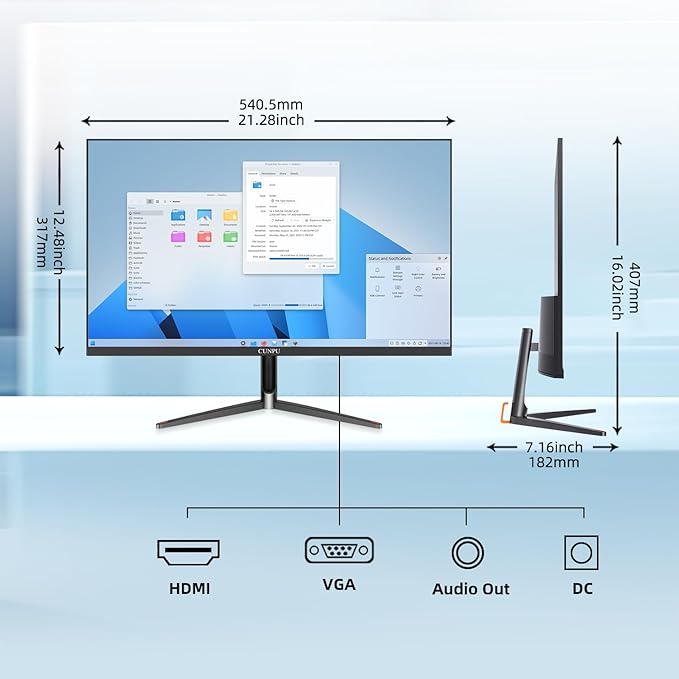 24 Inch Touchscreen Monitor 10 Point Touch FHD 1080P 75Hz IPS Screen 100% SRGB VESA Wall Mountable Tilt Adjustment VGA HDMI USB for PC Laptop Business &amp Work Station Warehouse