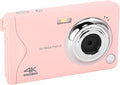 4K Video Camera 48MP Digital Camera with Webcam Function 16x Zoom Compact and Portable for Traveling Family Gatherings and Studying