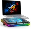 Cooling Pad for Asus ROG Strix G18 G16 G17 G15 Strix Scar 18 16 17 15 Gaming Laptop It is a Well Deserved Heat Dissipation MonsterCooler with Powerful Turbo Fan Can Fast Cooling6 RGB Light Mode