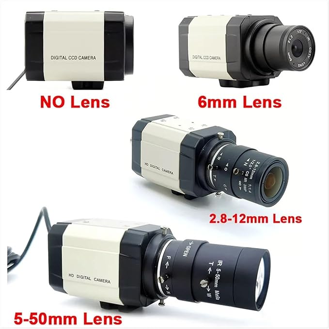 4MP 30fps 2560x1440 High Speed UVC USB Webcam 5-50mm / 2.8-12mm Varifocal Zoom Lens Option 720P USB 1280 * 720 USB Camera(720P 5-50mm)