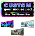 Custom Large Mouse Pad Personalized Mouse Pad Gaming with Photo Text Personalized Mouse Pads for Desk Office Gaming 35.5x16inch