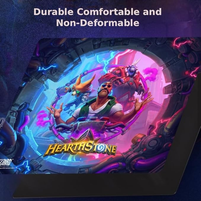Blizzard Hearthstone Large Game Mouse Pad Apply to Gamer Office &amp Home Non-slip rubber base XL Desk Mat with Stitched Edge Easy to Clean 17.7*15.7Inch