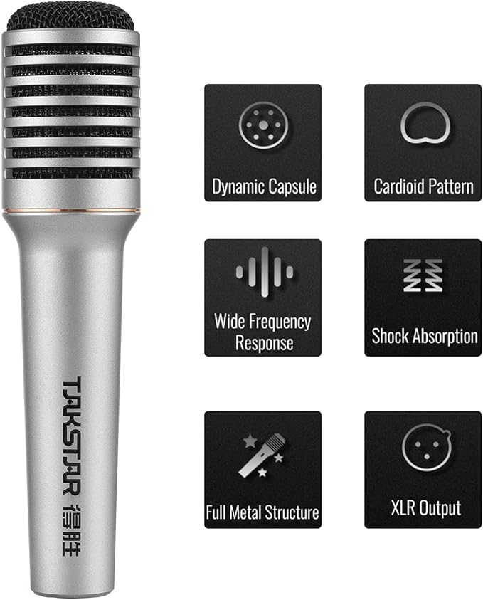 TA-68 Professional Dynamic Microphone Dynamic Handheld Cardioid Condenser Microphone