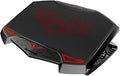 17 Inch Gaming Laptop Cooler Three Fans Multi Angle Adjustable Base Two USB Ports Laptop Cooling Pad Laptop Stand(BK)