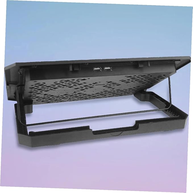 Laptop Cooling Pad 15.6 Inch Quiet Laptop Fan Cooler Stand with Adjustable Speed and Blue Light for PC Notebook Cooling