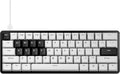 Pulsar PCMK 3 HE 60 Hall Effect Magnetic Gaming Keyboard Rapid Trigger Adjustable Actuation Magnetic Switch 8k Polling Ultra-Low Latency RGB Lighting Hot-Swap Double Shot PBT Keycaps (White)