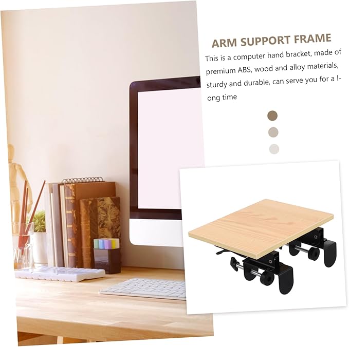 DOITOOL Desk Mouse Pad Wrist Rest Arm Support Frame Computer Hand Bracket Random Color