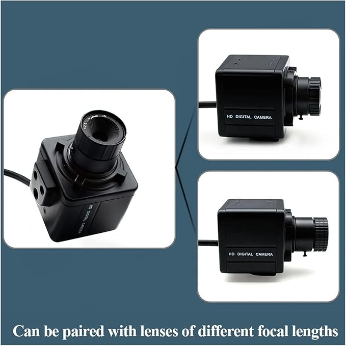 Mini Camera 3 4 5 8MP CMOS Security POE H265 with 12mm Fixed CS Lens P2P IP POE48V Industrial Camera