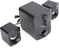 SUNGOOYUE Desktop Computer Speaker System 3W Stereo Sound with Bass ABS Material 2.1 Channel DC Powered Mini Speakers with Volume Control Knob 1.5m Audio Cable