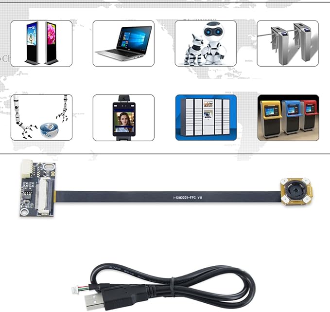 1200MP IMX258 Autofocus Webcam 3840x3104 Camera Module for Office Use Durability ABS with USB Output Cable