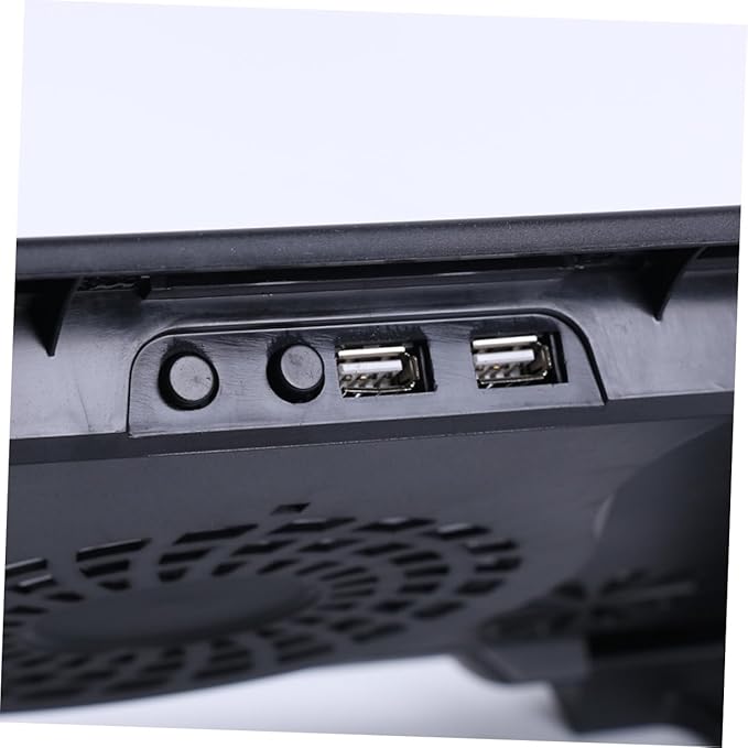Laptop Cooling Pad with 5 Fans USB Cooler Stand Adjustable Angle Anti-Skid Heatsink Bracket for Notebooks and Laptops