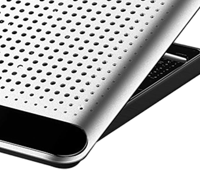Laptop Cooling Pad - Adjustable Cooler Riser Base - Aluminum Alloy Cooling Pad for Laptop Computer | for Desk Keyboard Tablet Book Home Workplace Dorm Apartment