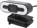 4K Webcam USB Webcam Built in Microphone Bright Fill Light Auto Beauty for Laptop Desktop Computer Streaming Camera for Video Calling