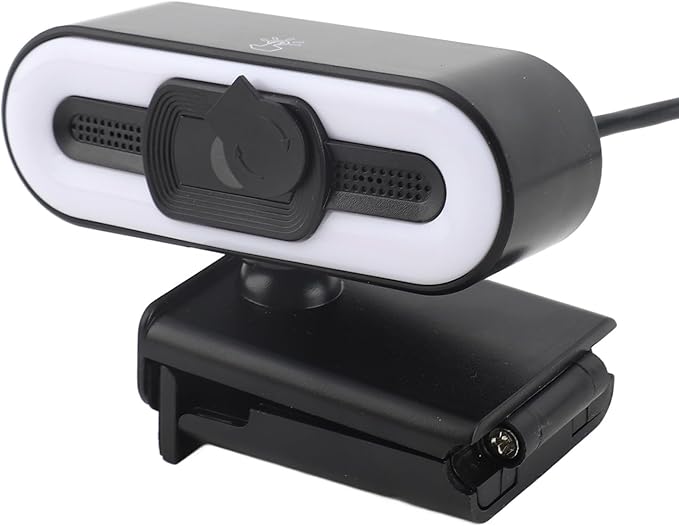 4K Webcam USB Webcam Built in Microphone Bright Fill Light Auto Beauty for Laptop Desktop Computer Streaming Camera for Video Calling