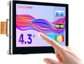 waveshare 4.3inch QLED Display Compatible with Raspberry Pi 5/4B/3B+/3A+/3B/2B/B+/A+/CM3/3+/4 DSI Interface 800 × 480 Resolution Integrated Structure