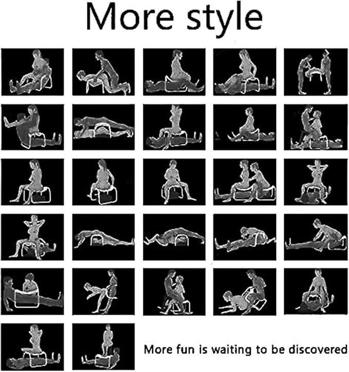 Easy Assemble Couple Chair Adult Toy Multifunctional Bounce Elastic Stool for Women Bathroom Bedroom Available 7716