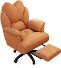 Computer Office Chairs Lazy Sofa Recliner for Bedroom Adjustable Lift Gaming Chair with Retractable Footrest and Wheels Swivel Video Gaming Chairs for Living Room
