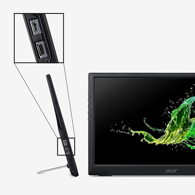 acer PM1-15.6 Monitor Display 1920x1080 60 Hz 16:9 15ms GTG 250 Nit (Renewed)