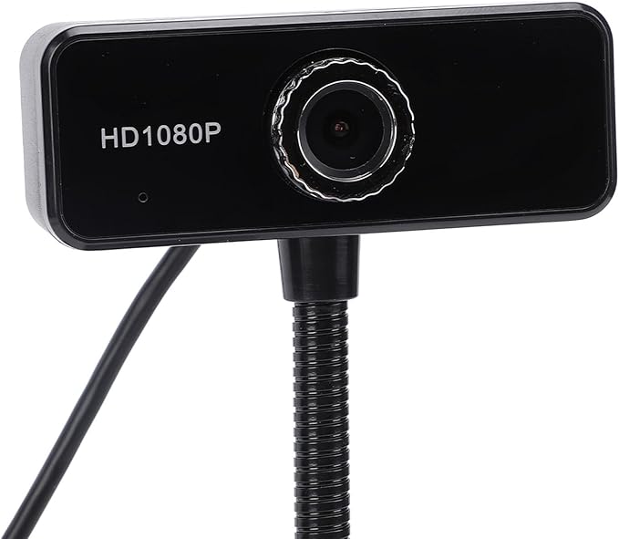 Asixxsix 1080P Webcam USB Camera with Noise Canceling Microphone PC Laptop Desktop Wide Angle Web Cameras for Video Calling Zoom 360 Degree Adjustable Plug and Play