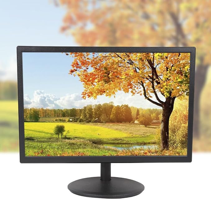 19 LED Screen Display Smart Digital AV LED HD Monitor Player 16:10 RGB VGA+HDMI 1440×900 HDMI Ergonomic Tilt for Computer/Gaming/Kitchen/Camera