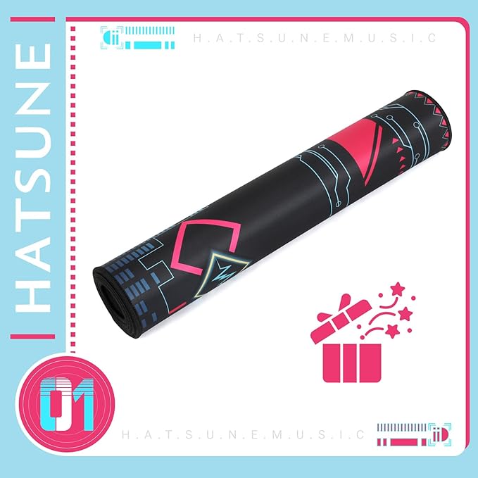Mouse Pad 35.4x15.7 for Hatsune Miku Collaboration Series Desk Mat