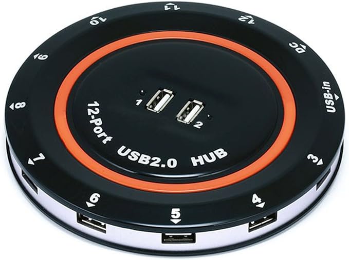 Monoprice 12-Port USB 2.0 HUB with AC Adapter (106435)